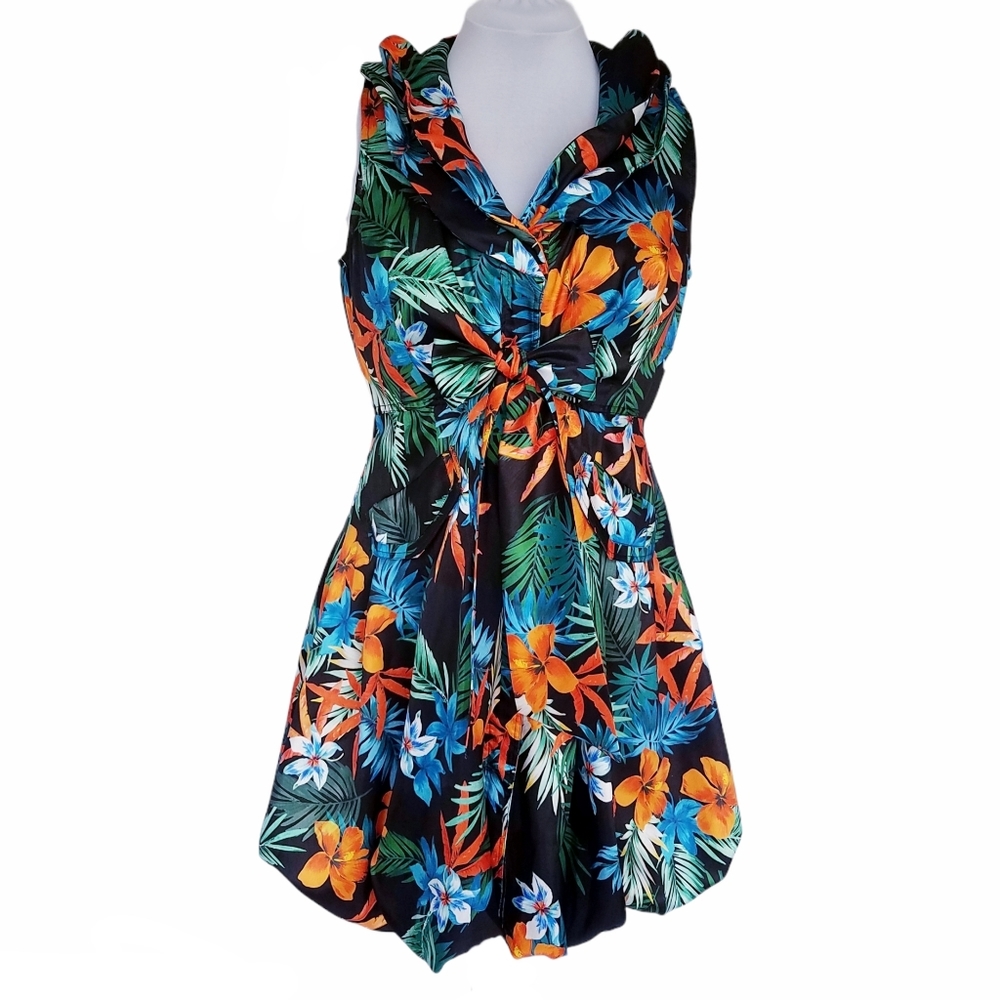 Tropical Bubble Dress